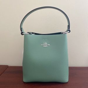 Coach Small Town Bucket Bag Washed Green